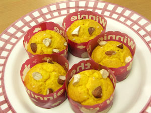 ミックスナッツパンプキンマフィン