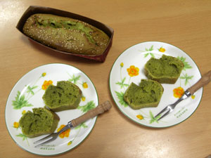 抹茶のパウンド