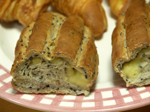 セサミブレッドの断面