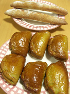 作ったパンたち