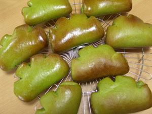 抹茶クリームパン