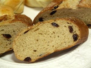 レーズンクッペの断面