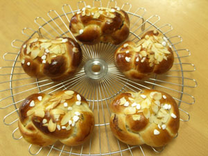 いちじくの編みパン