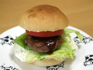 手作りバーガー