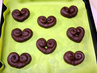 焼く前のパルミエ