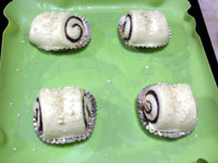 焼く前のアーモンドクランチ