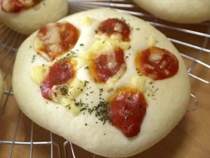 水玉フォカッチャ形