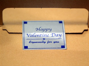 バレンタインシール