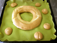 シュー焼いた後