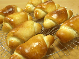 抹茶ロールパン